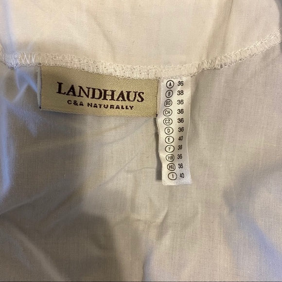 💔SOLD 💔 Vintage dirndl white milkmaid crop top - Picture 6 of 6